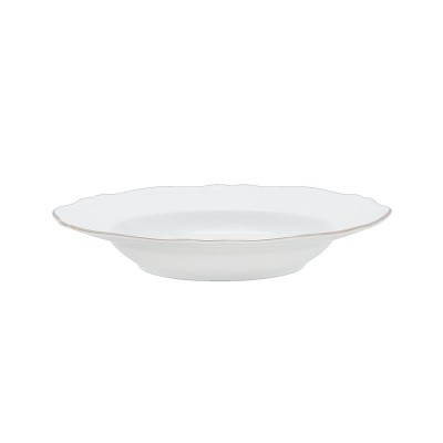 Set 4 piatti fondi cm 24 Monogramma Platino [d636528d]