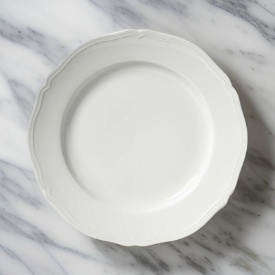 Vassoio rotondo cm 31 Antico Doccia Bianco [9888041f]