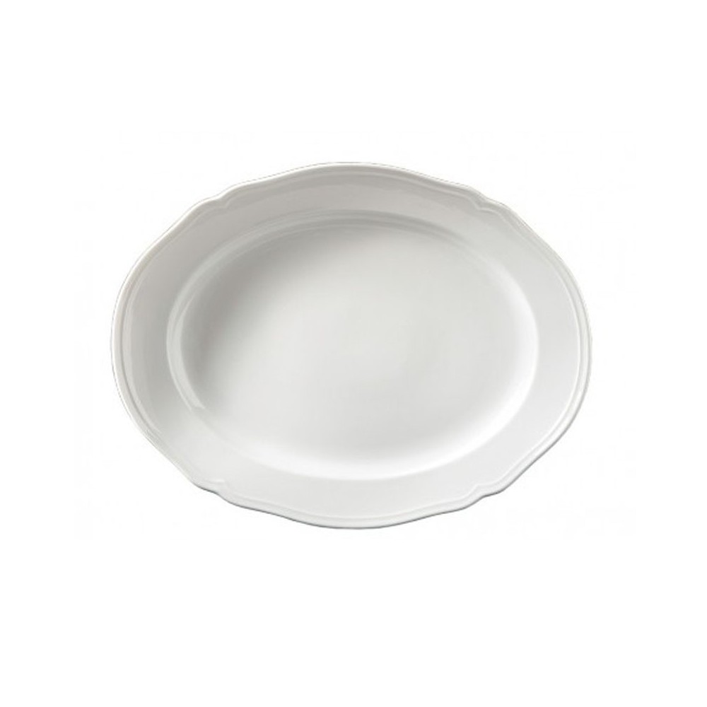 Vassoio ovale cm 38,5 Antico Doccia Bianco [60aeafda]