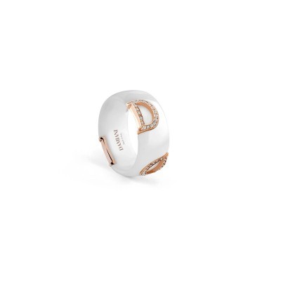 Anello D.Icon  in ceramica bianca [47356467]