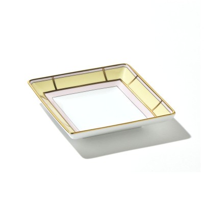Svuotatasche quadrato 13,5 cm Diva giallo [935948c3]
