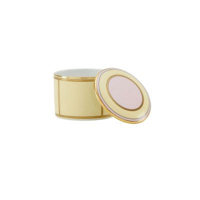 Scatola portagioie 8 cm Diva giallo [d2e32dfa]