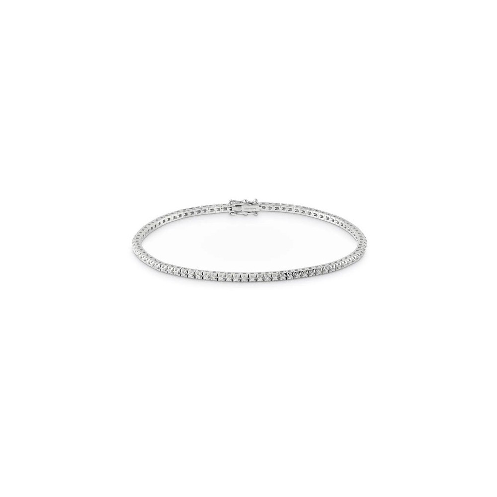 Bracciale Battito oro bianco con diamanti [1c37d17d]