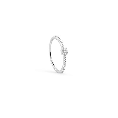 Anello Bagliori oro bianco con diamanti [97ef5608]