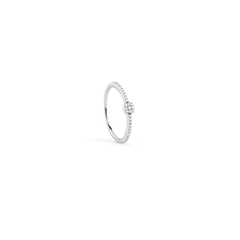 Anello Bagliori oro bianco con diamanti [97ef5608]