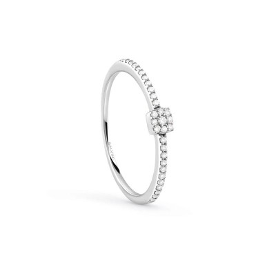 Anello Bagliori oro bianco con diamanti [4ec91505]