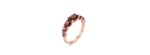 Anello Iris oro rosa 18kt granato topazio ametista [89144d8c]