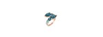 Anello crossover Iris oro rosa 18kt [f68d62a8]