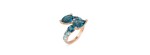 Anello crossover Iris oro rosa 18kt [2fab21a5]