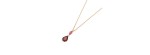 Pendente con catena Iris oro rosa 18kt [d6171830]