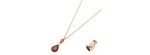 Pendente con catena Iris oro rosa 18kt [d3475f2e]