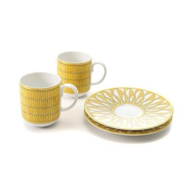 Tazzina da caffè con piattino Soleil d’Hermès [91c5b401]