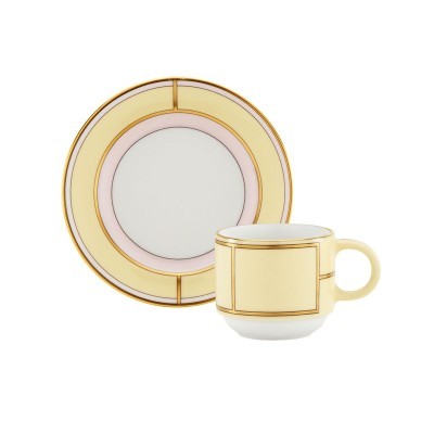 Piatto da caffè Diva giallo [b480931b]