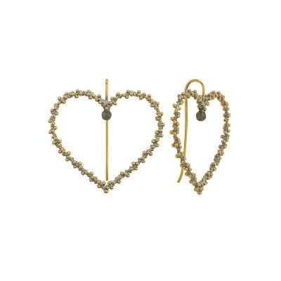 Orecchini Amore Ottone argentato [a788a727]