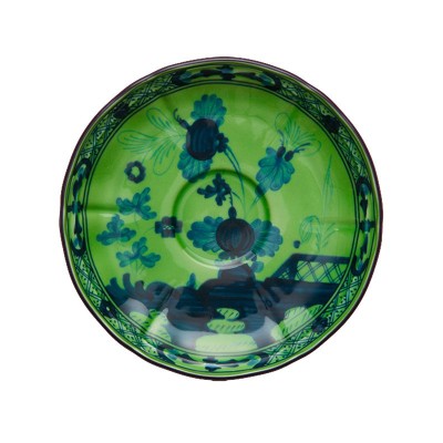 Piatto tè cm 15 Oriente Italiano Malachite [26c413bc]