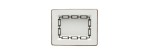 Svuotatasche rettangolare cm 15x19 Catene Nero [5d020f3e]