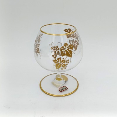 Bicchiere Cognac Uva Insioni oro [9e5e16b6]