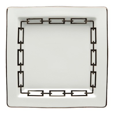Svuotatasche quadrato grande cm 24,5 Catene Nero [2b9d6709]