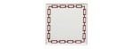 Piatto svuotatasche quadrato cm 30 Catene [4cf4c290]