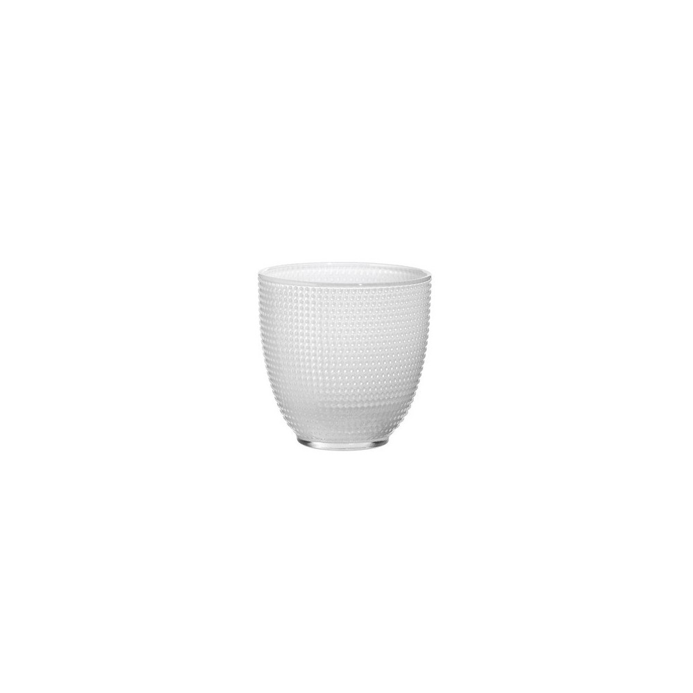 Bicchiere acqua Trame Bianco Latte [5b092e23]