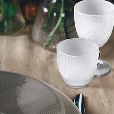 Calice vino Trame Bianco Latte [d4f9df40]
