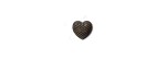 Fermacarte Cuore griglie oro [c1a13b32]