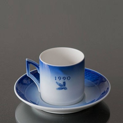Tazza e piattino Royal Copenhagen 1990 [382732fc]