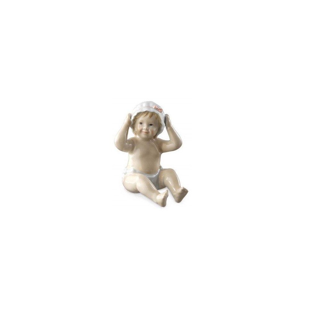Statuina Neonata con cuffietta Royal Copenhagen [db0d683f]