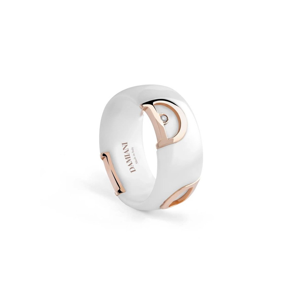 Anello D.Icon ceramica bianca [da059945]