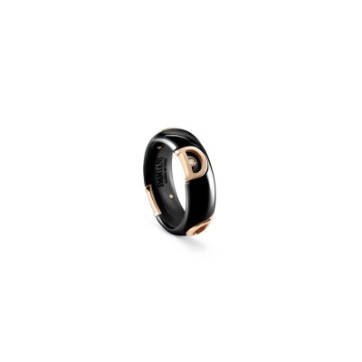 Anello D.Icon ceramica nera [c6f37b6b]