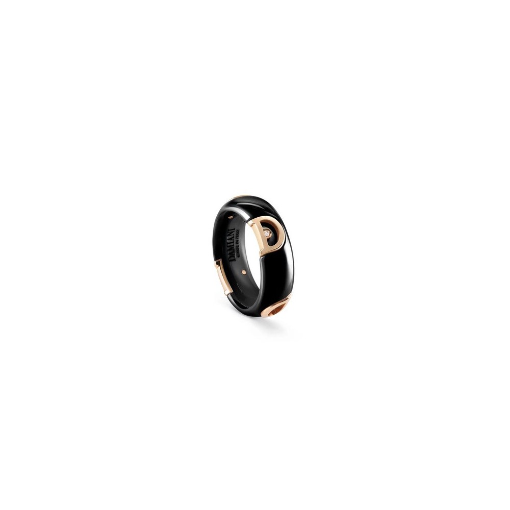 Anello D.Icon ceramica nera [c6f37b6b]