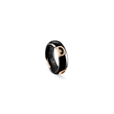 Anello D.Icon ceramica nera [c6f37b6b]