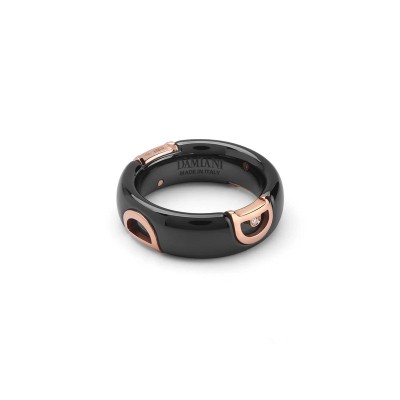 Anello D.Icon ceramica nera [1fd53866]