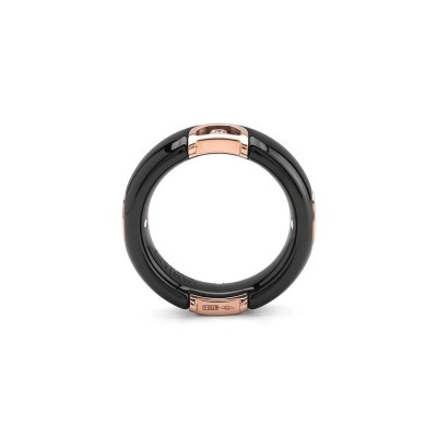 Anello D.Icon ceramica nera [a8c8f962]
