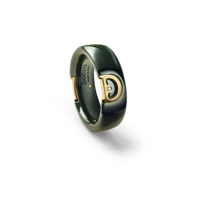 Anello D.Icon ceramica verde [e1a22939]