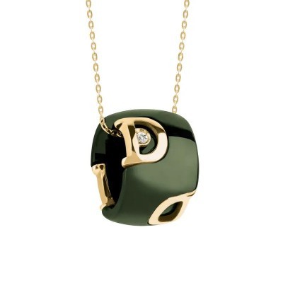 Collana D.Icon ceramica verde [d113303c]