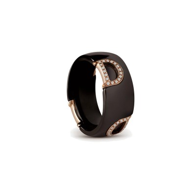 Anello D.Icon ceramica marrone [cef443a8]