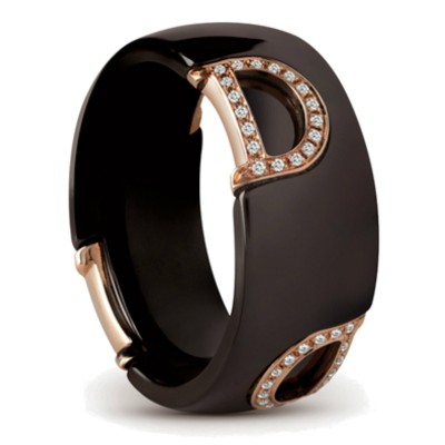 Anello D.Icon ceramica marrone [90da4726]