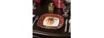 Piatto piano quadrato Toy's Delight rosso [eedb41b3]