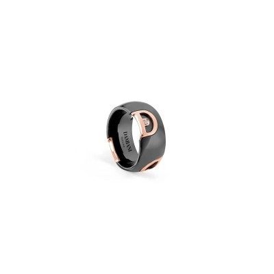 Anello D.Icon Ceramica nera [88da2191]