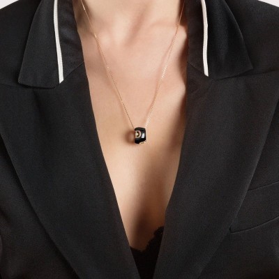 Collana D.Icon ceramica nera [1dce1525]