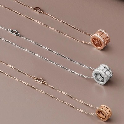 Collana Bobina Belle Époque oro bianco e diamanti [20e47d84]