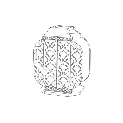 Lampada piccola ricaricabile Atena [be166680]