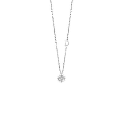 Collierino Margherita oro bianco e diamanti [f912f428]