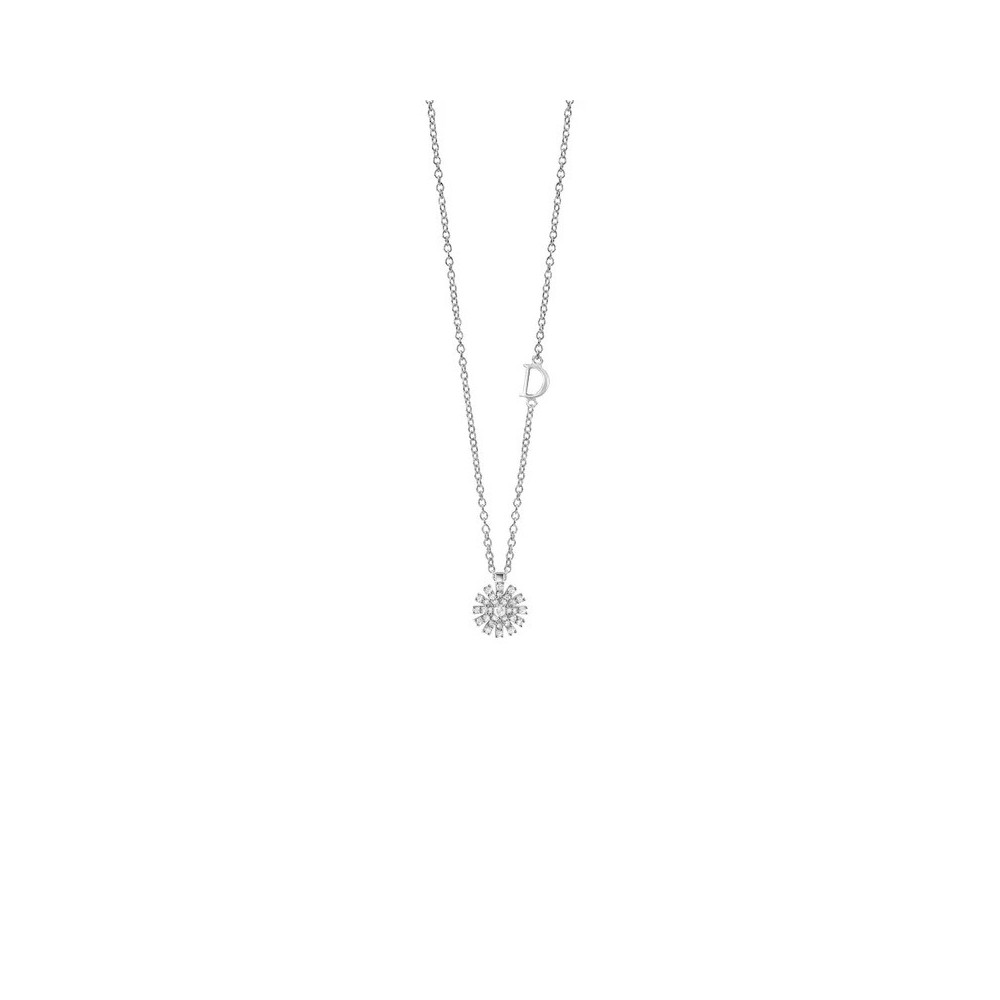 Collierino Margherita oro bianco e diamanti [f912f428]
