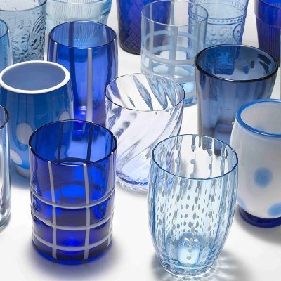Bicchiere acqua Perle acquamare [a94f3cf6]