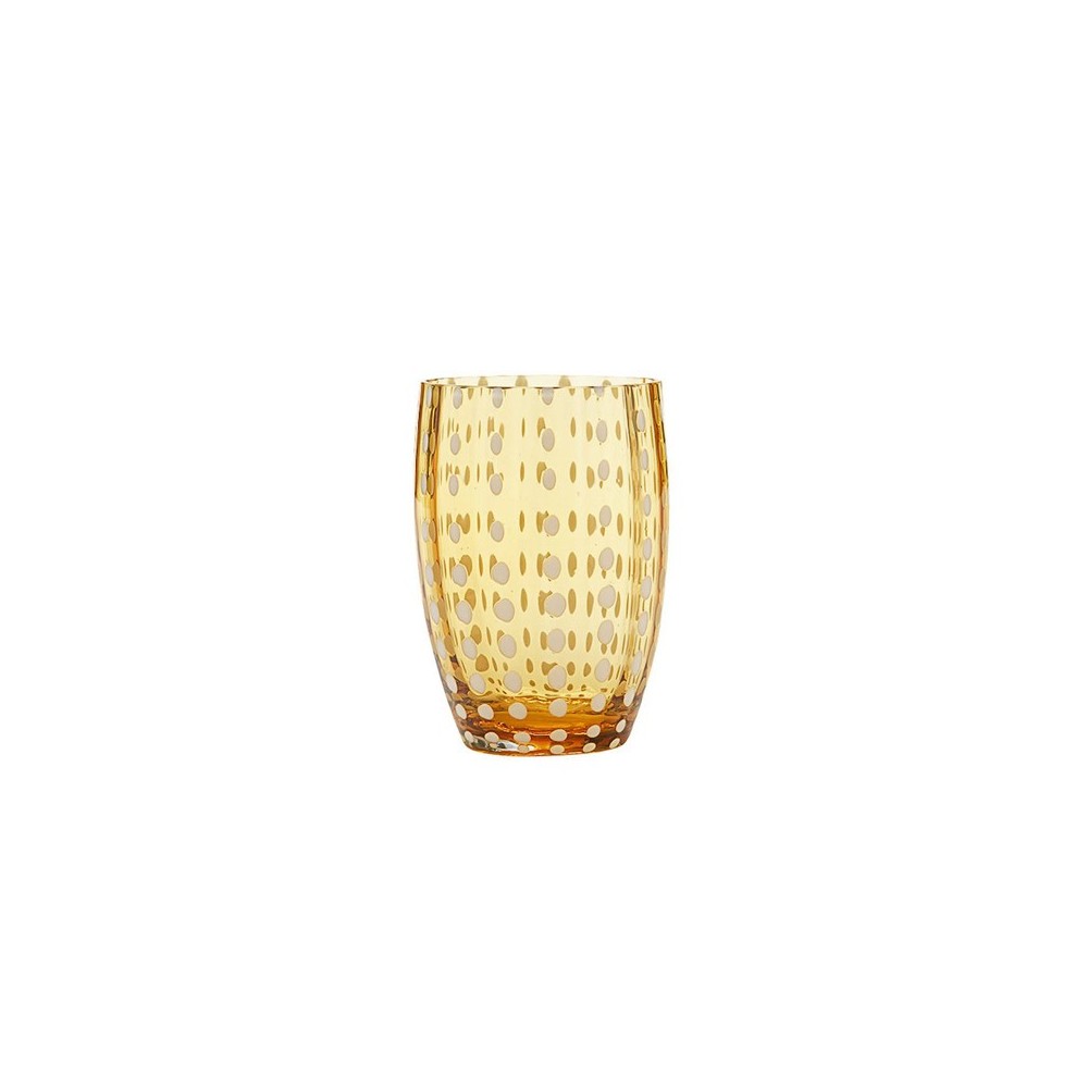 Bicchiere acqua Perle ambra [e52e74fe]