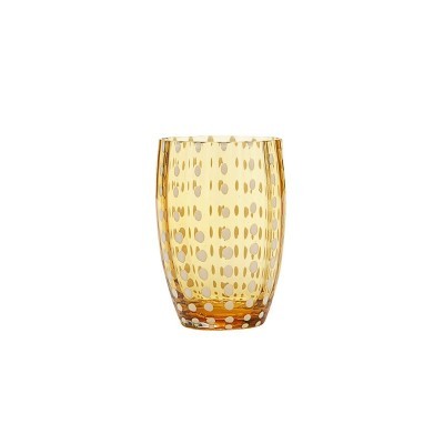 Bicchiere acqua Perle ambra [e52e74fe]