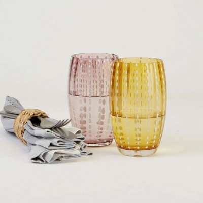 Bicchiere acqua Perle ametista [bba4eff2]