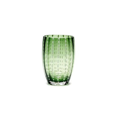 Bicchiere acqua Perle verde [405fca26]